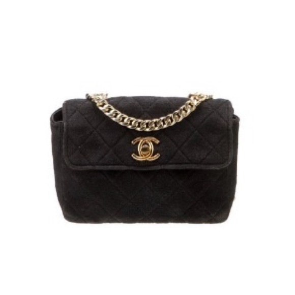 Chanel CC Vintage Mini Classic Quilted Square Single Flap Crossbody Bag Purse - Picture 1 of 16